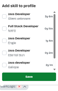 Add skill to profile
