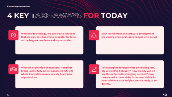 4 key take-aways for today